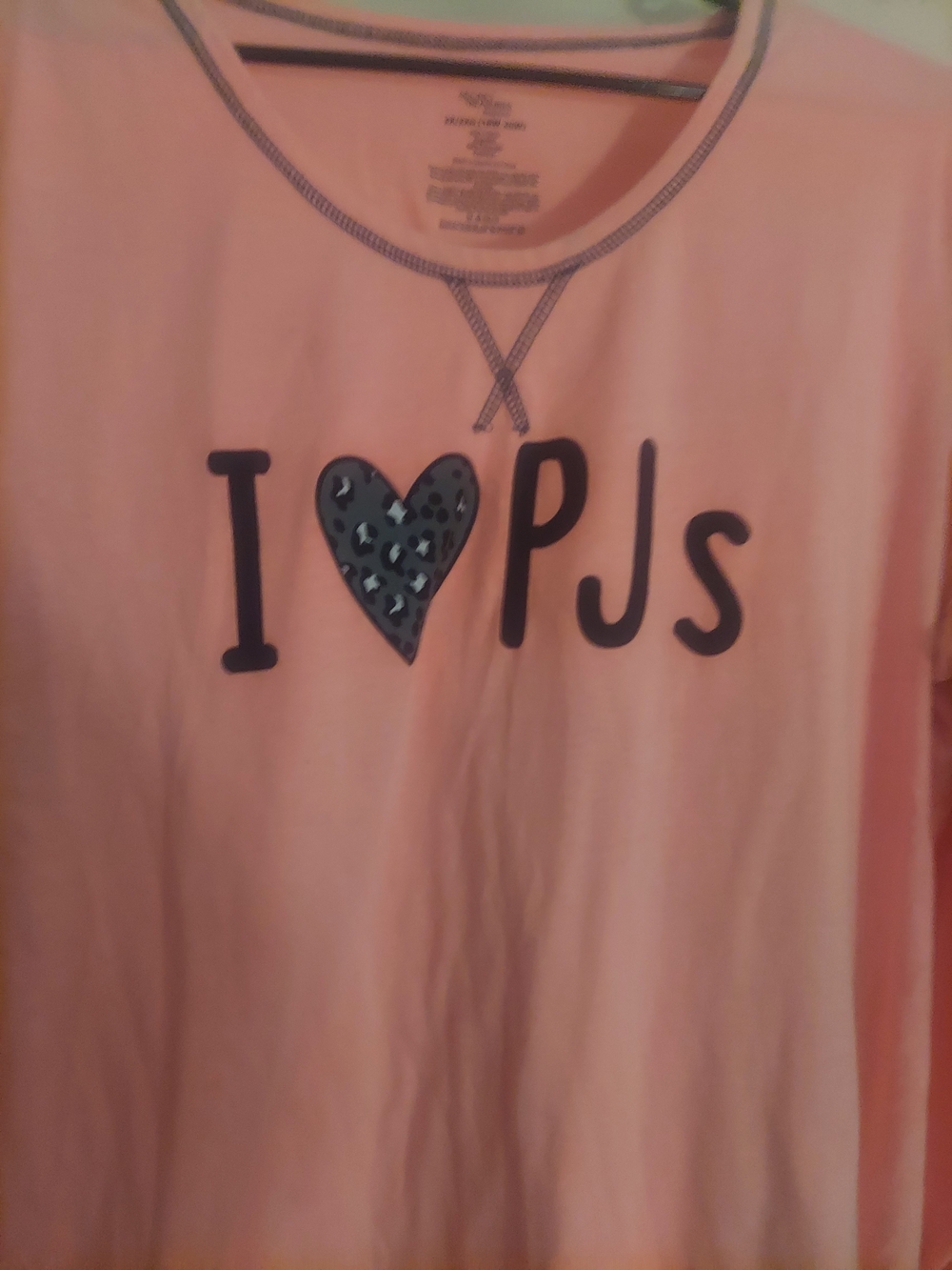 Secret Treasures Pink Long Sleeve Sleep Top - Picture 2 of 3